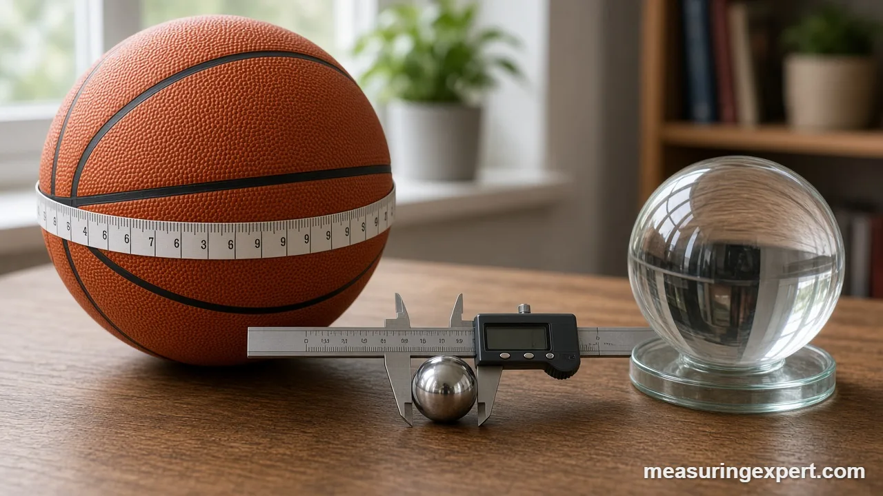 How to measure the volume of a sphere step by step