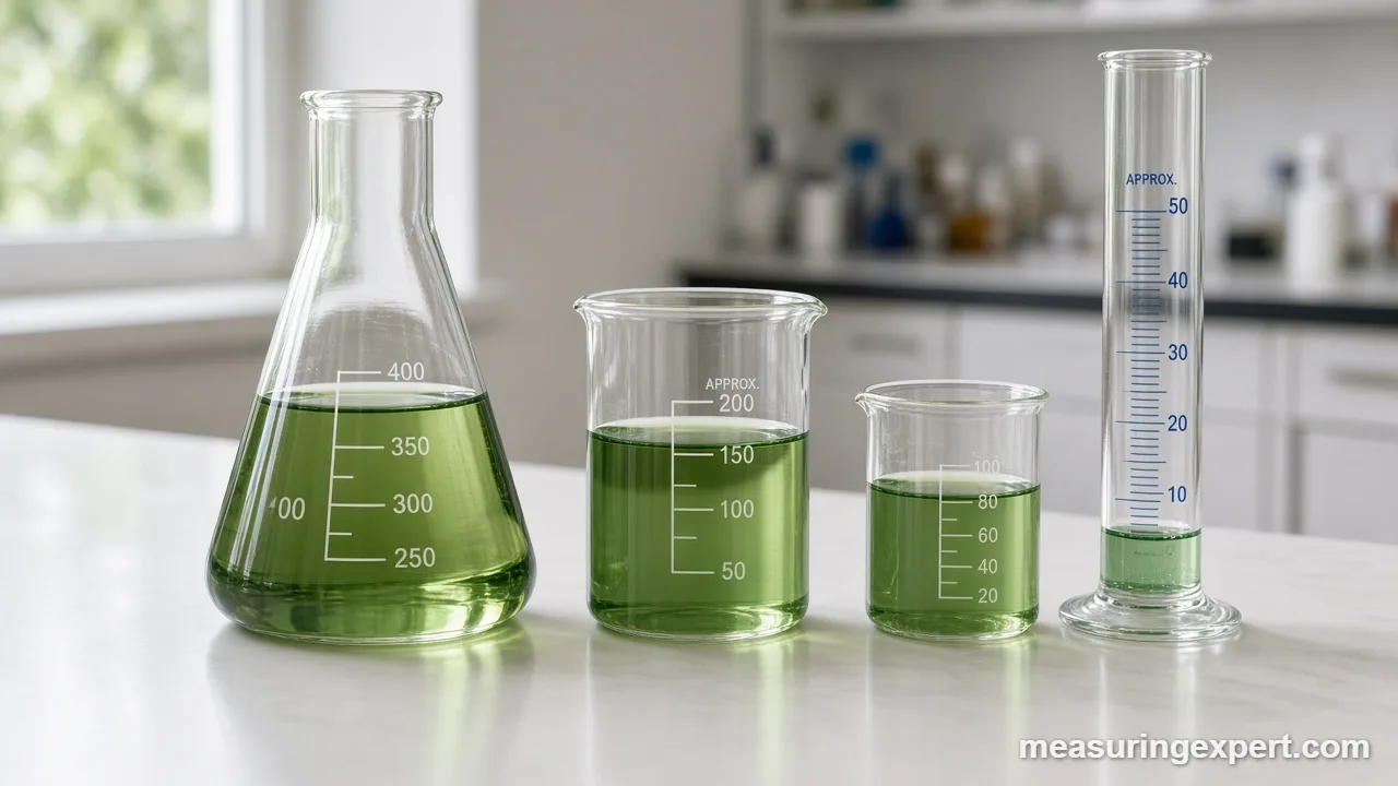 Beaker vs graduated cylinder accuracy