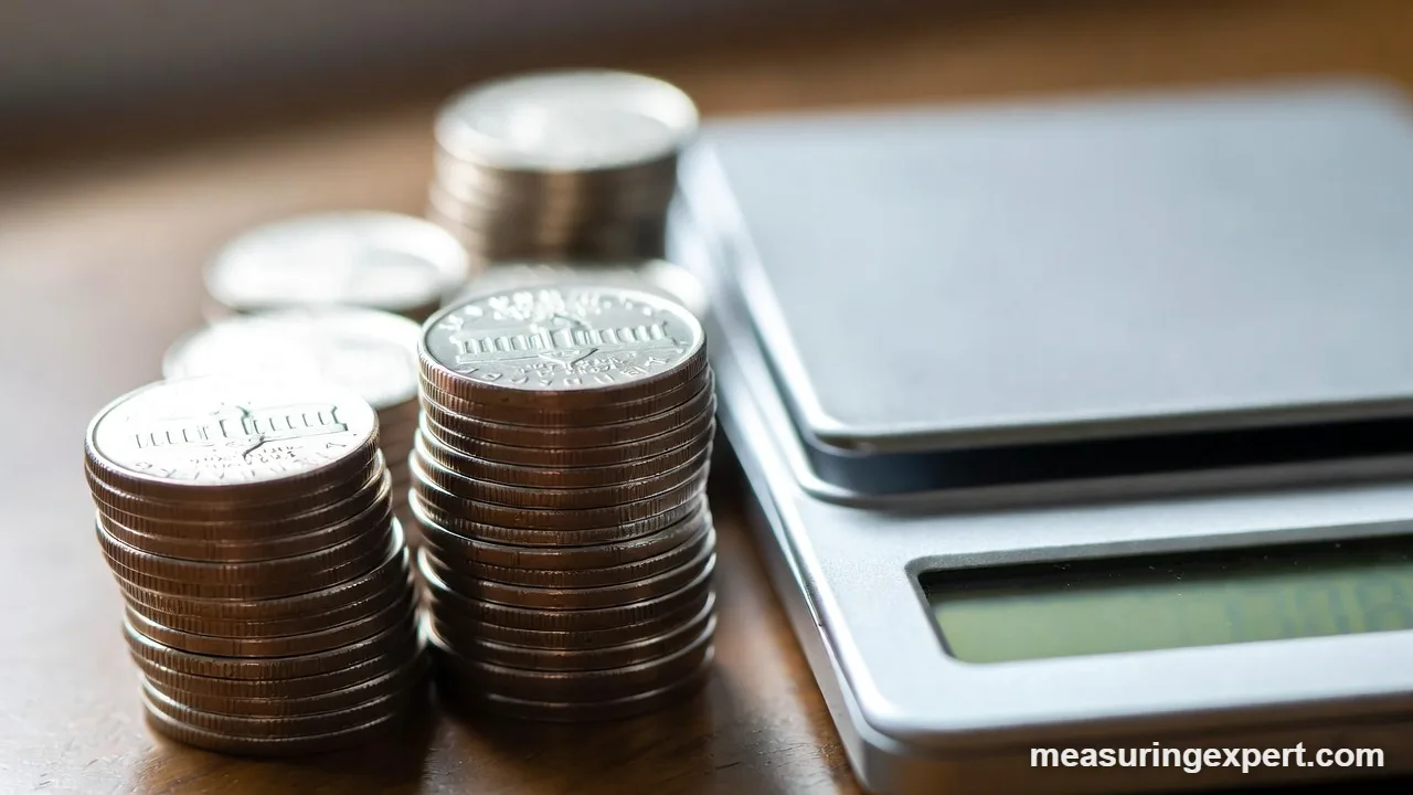 Weighing the nickels in 2 dollars on a kitchen scale
