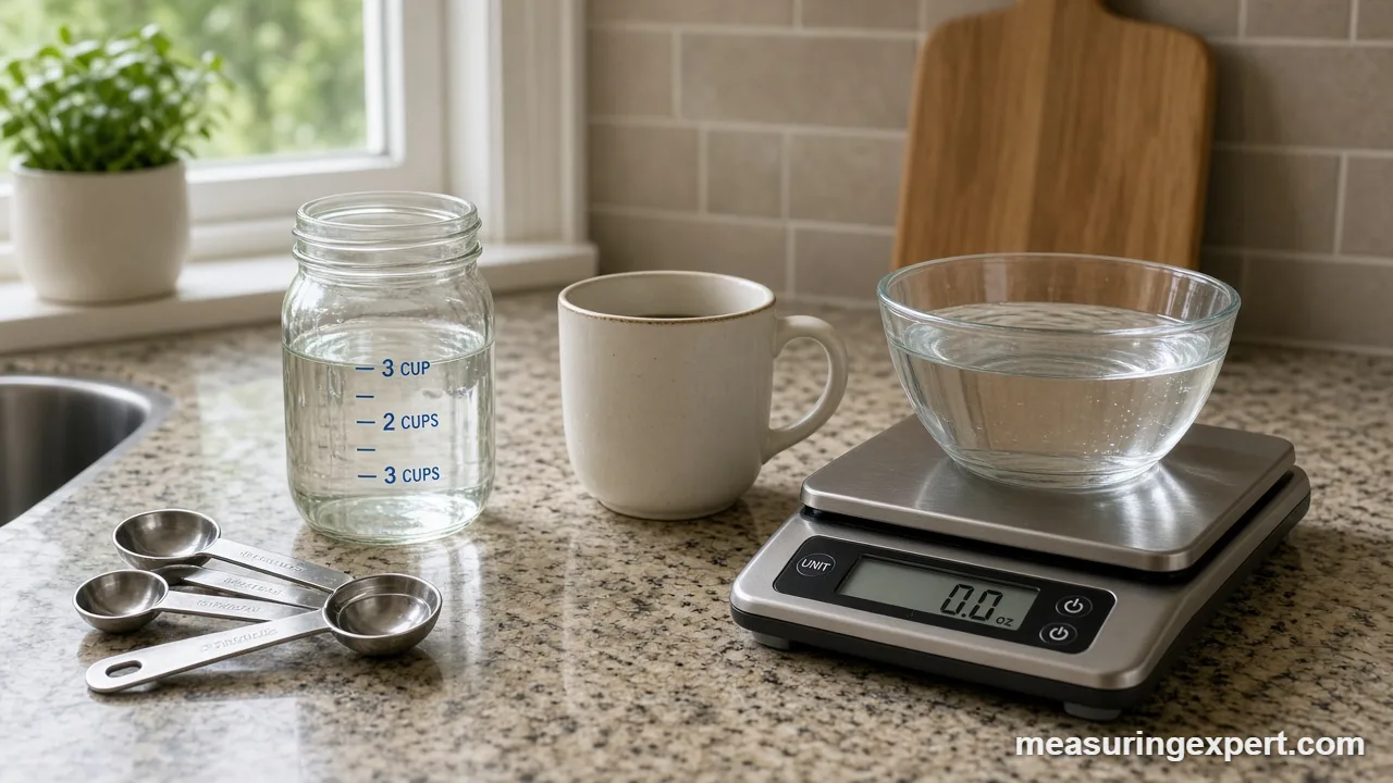 Household items that replace a measuring cup